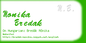 monika bredak business card